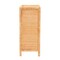 Baxton Studio Vaere Modern Bohemian Natural Brown Rattan and Mahogany Wood Storage Cabinet 233-13175-ZORO - alternate 3